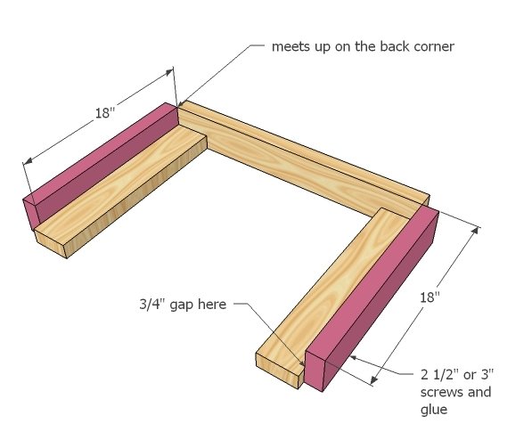 Cubby Desk and Hutch — step 3