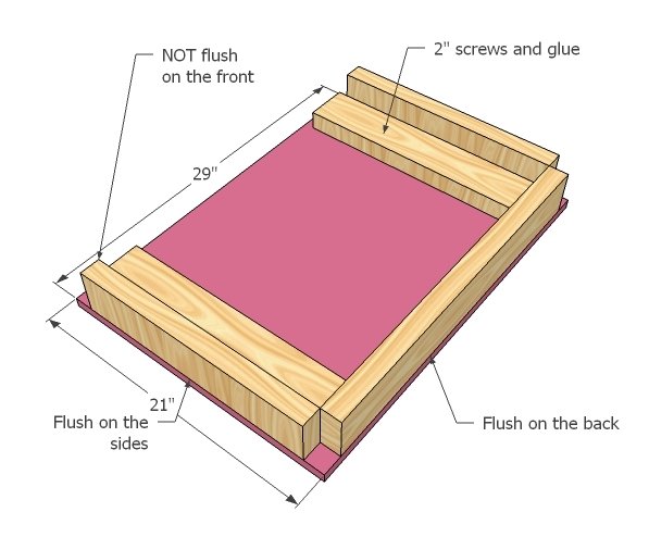 Cubby Desk and Hutch — step 4