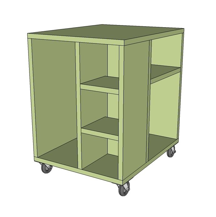 Cube CPU Cart