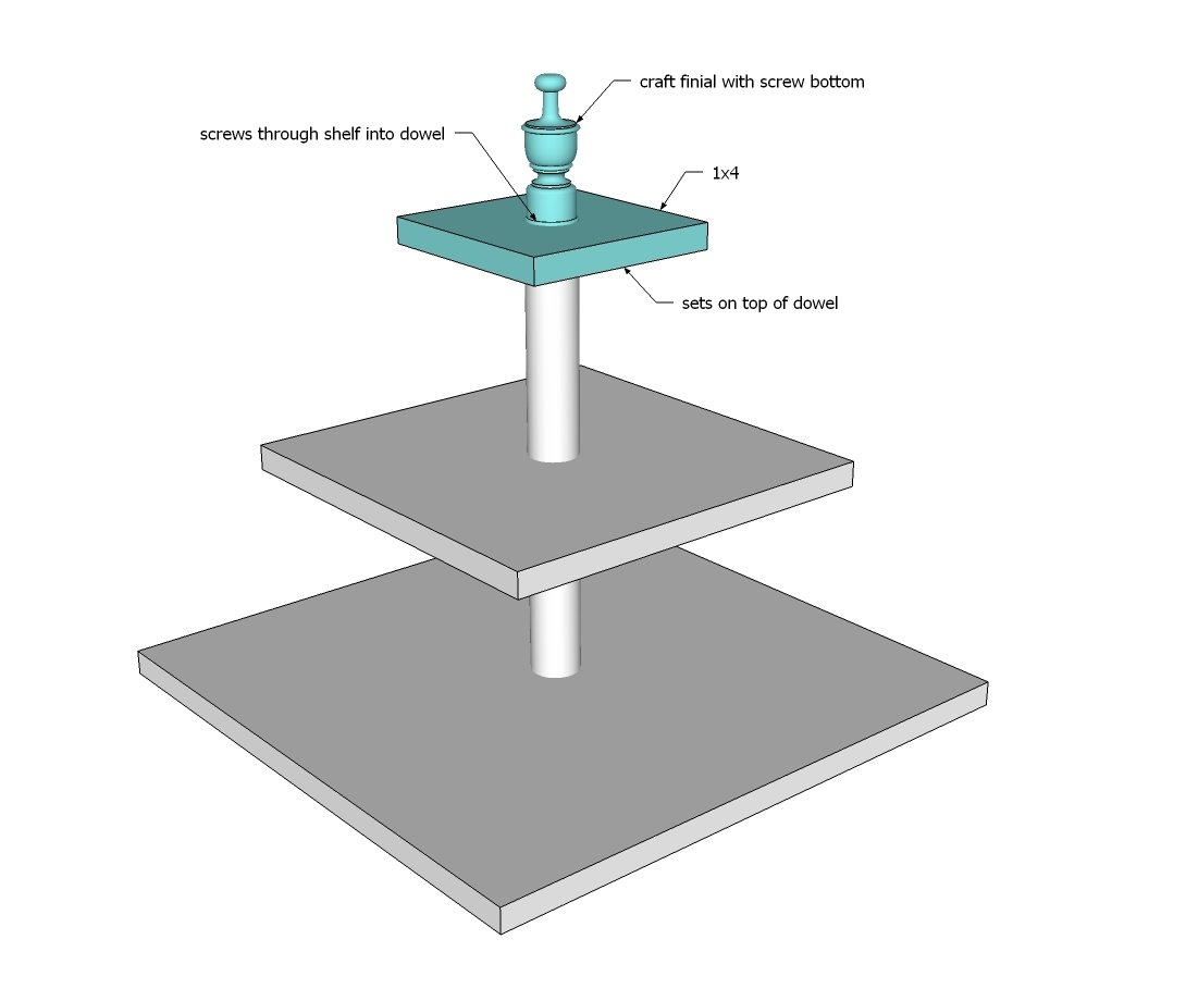 Cupcake or Dessert Stand — step 5