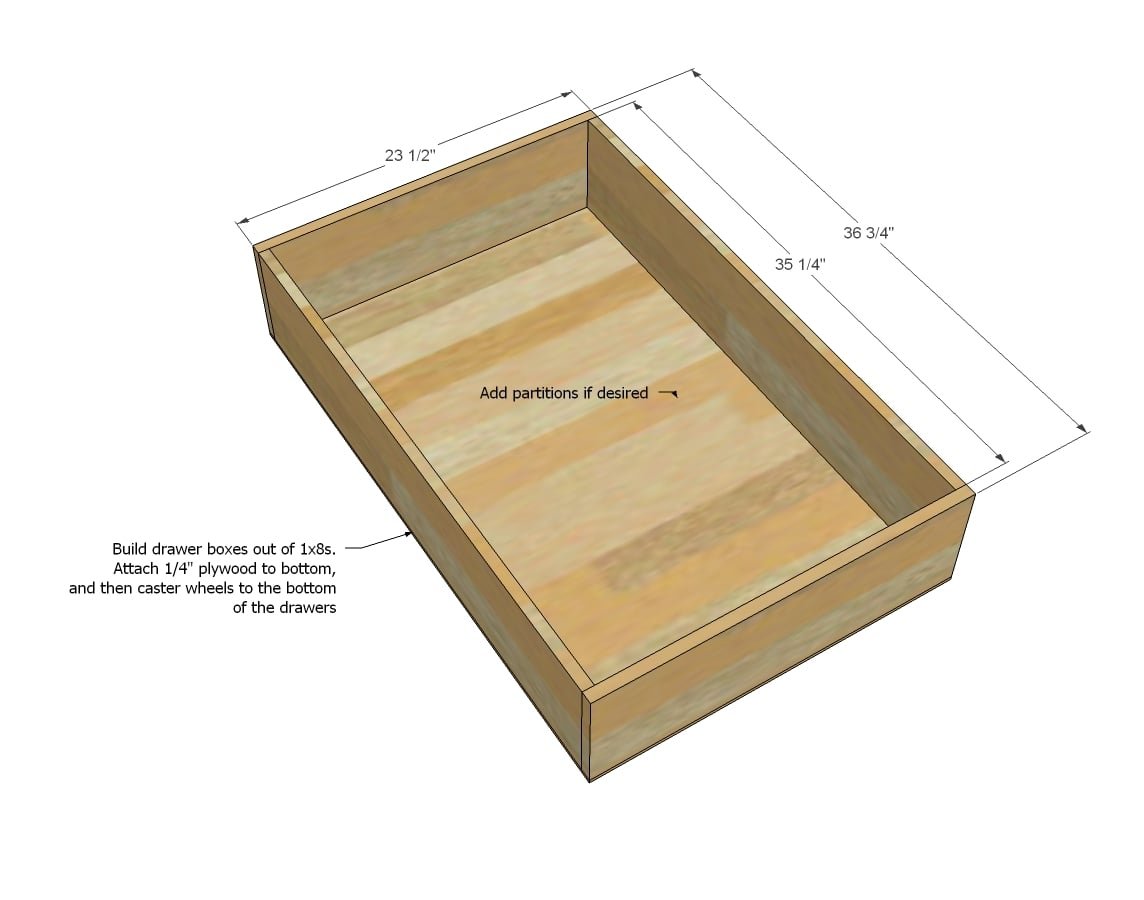 Daybed with Storage Trundle Drawers — step 4