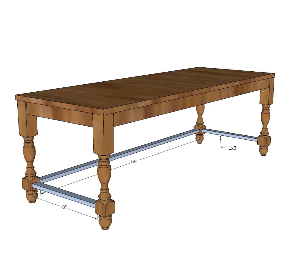 Deep Console Table with Hutch — step 4