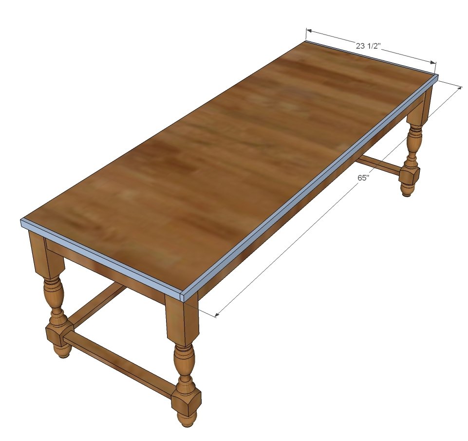 Deep Console Table with Hutch — step 5