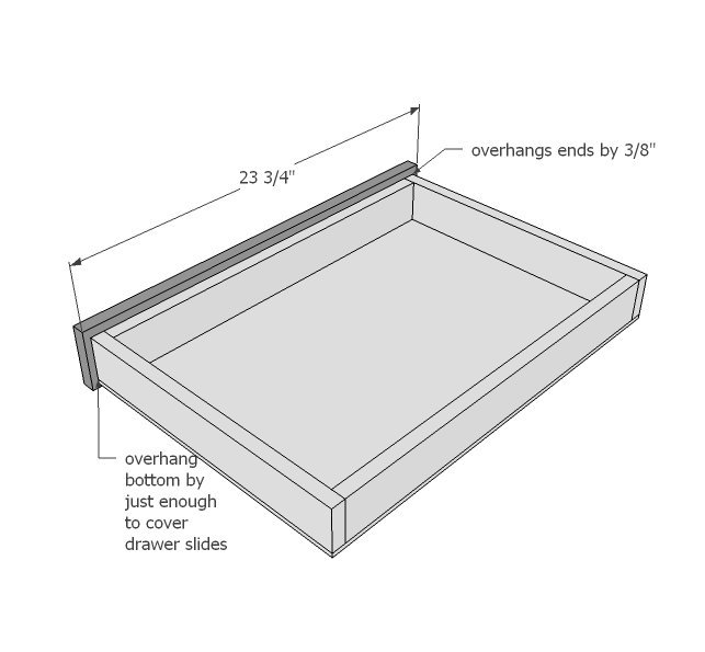 Desk with Drawer and Shelving — step 8