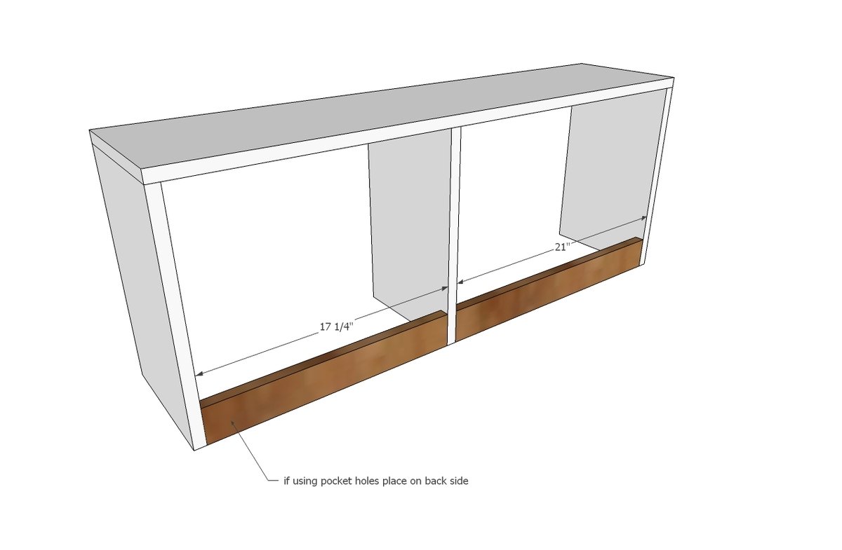 Desk Hutch for File Cubby Base Desk with Drawers — step 2