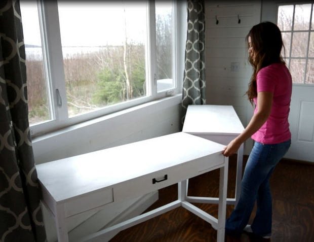 Desks that Convert to Table for our Tiny House on Wheels