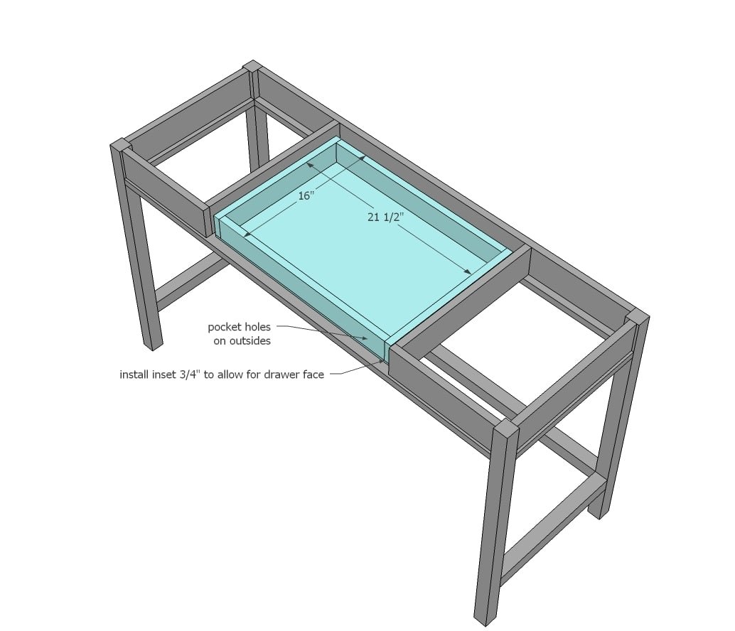 Desks that Convert to Table for our Tiny House on Wheels — step 5