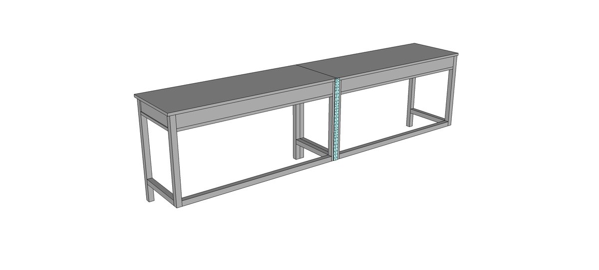 Desks that Convert to Table for our Tiny House on Wheels — step 8