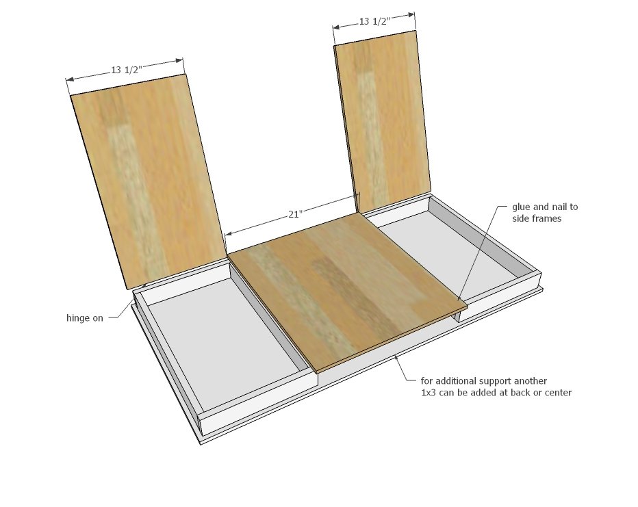Desktop with Storage Compartments — step 3