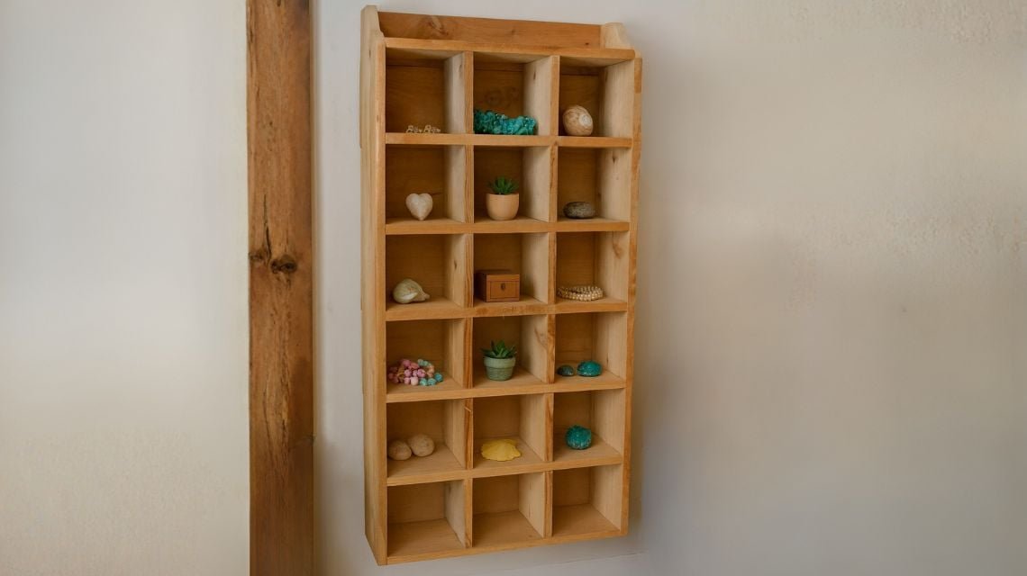 Display Cubbies Wall Shelf