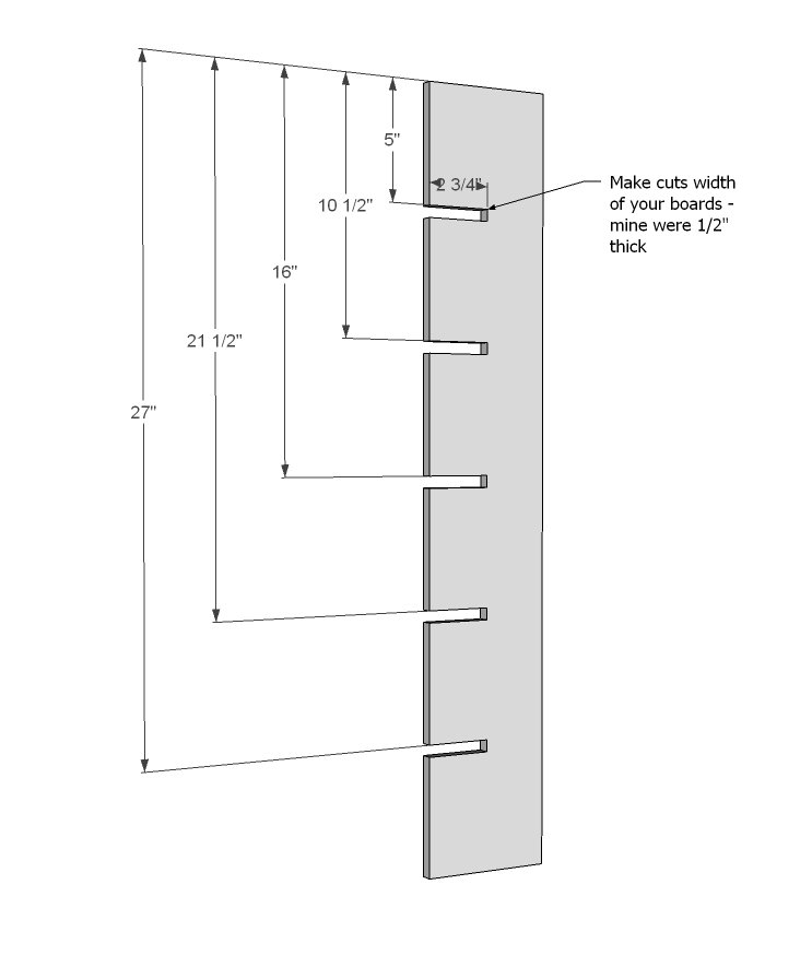 Display Cubbies Wall Shelf — step 1