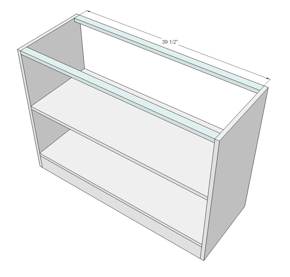 16" Deep Bookshelf Base — step 3