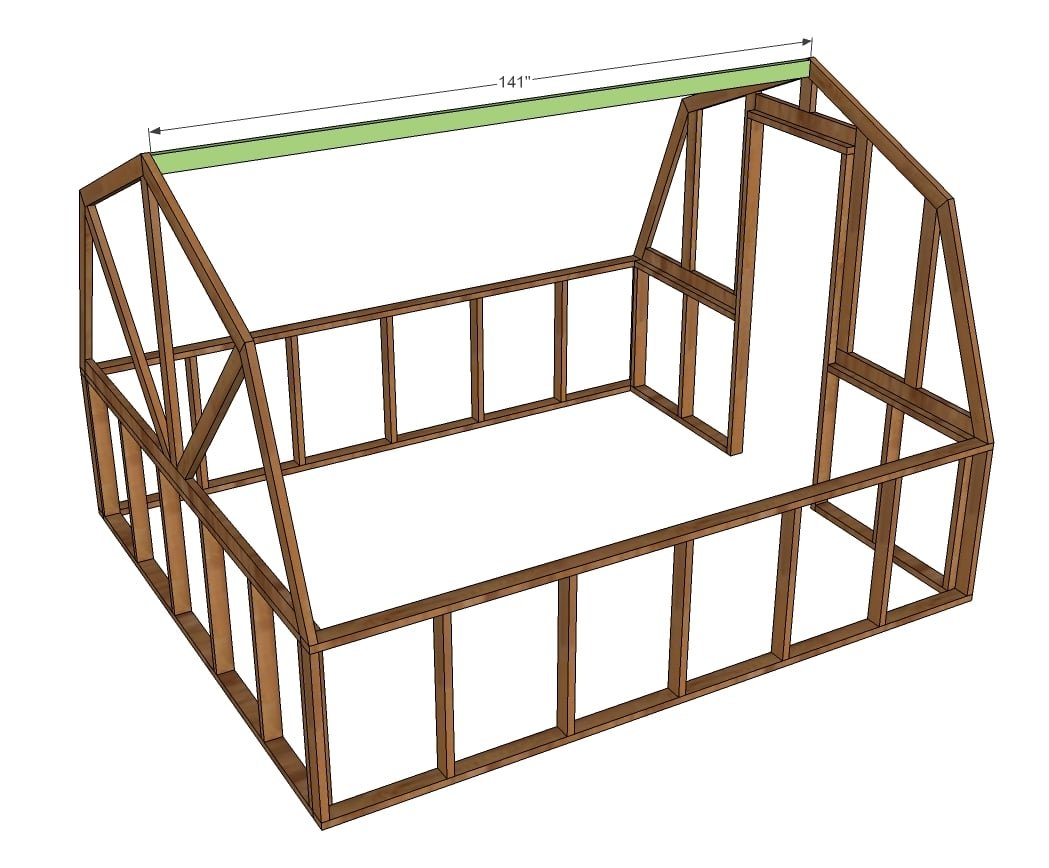 Barn Style Greenhouse — step 8