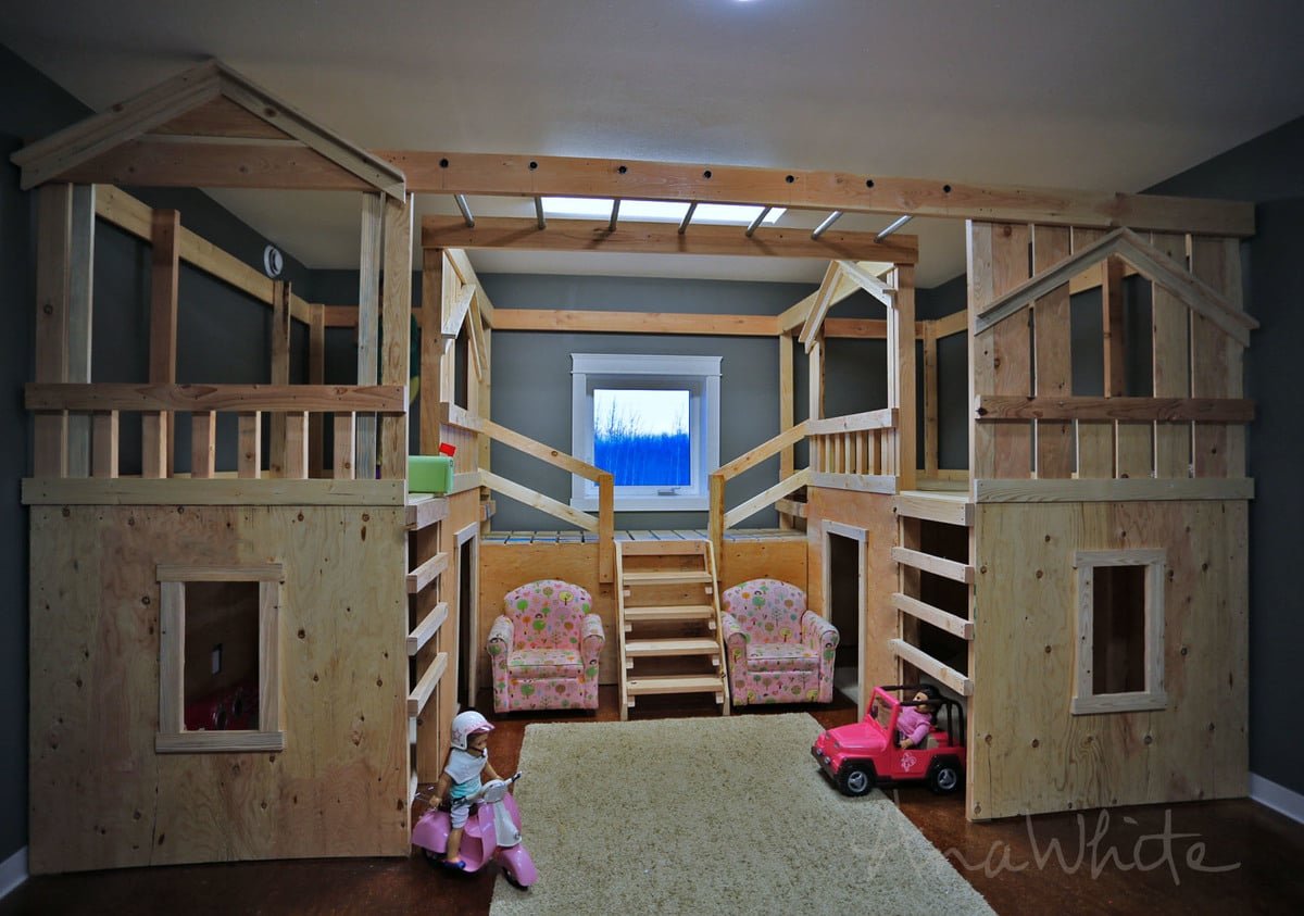 Basement Indoor Playground with Monkey Bars — step 15
