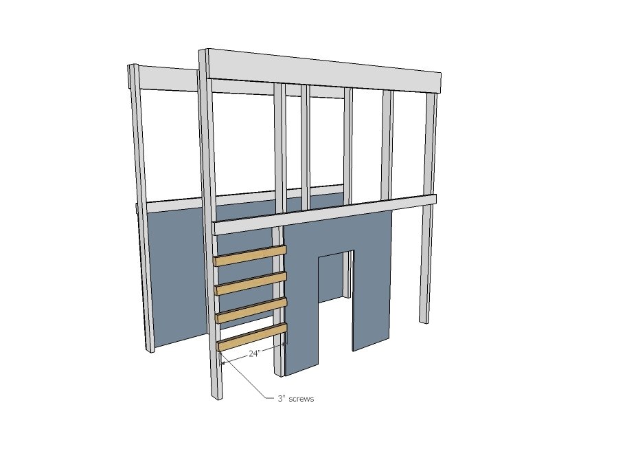 Basement Indoor Playground with Monkey Bars — step 4