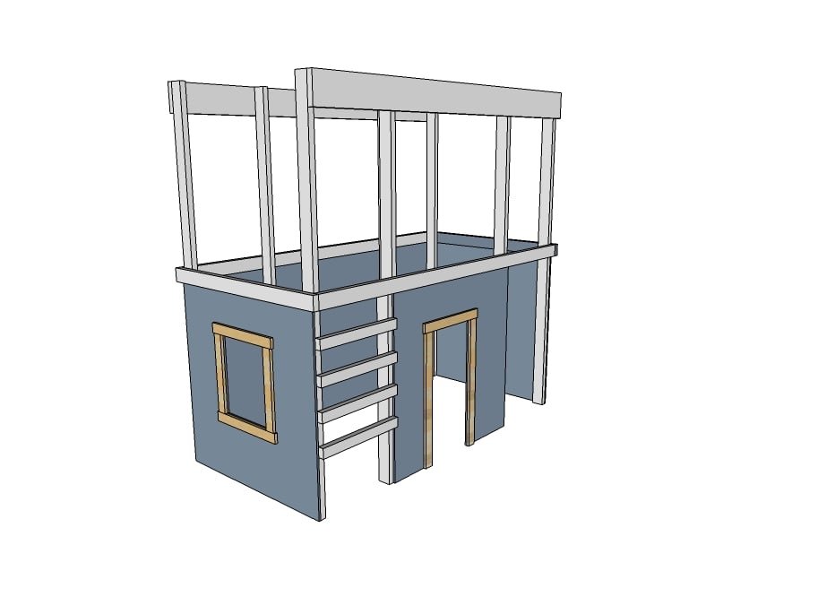 Basement Indoor Playground with Monkey Bars — step 6