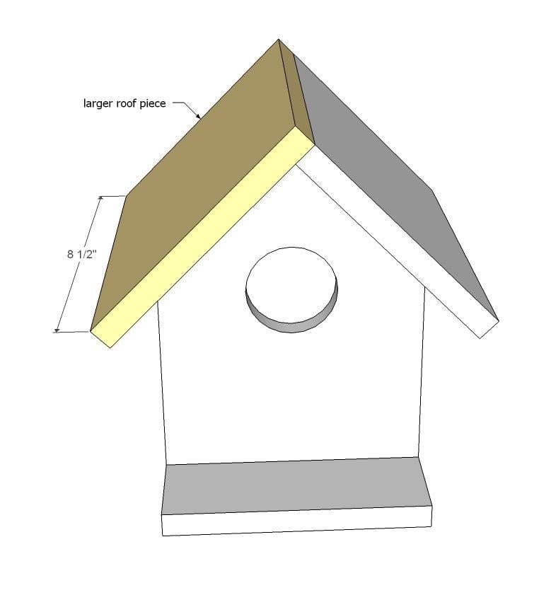 Birdhouse from One Cedar Fence Picket — step 5