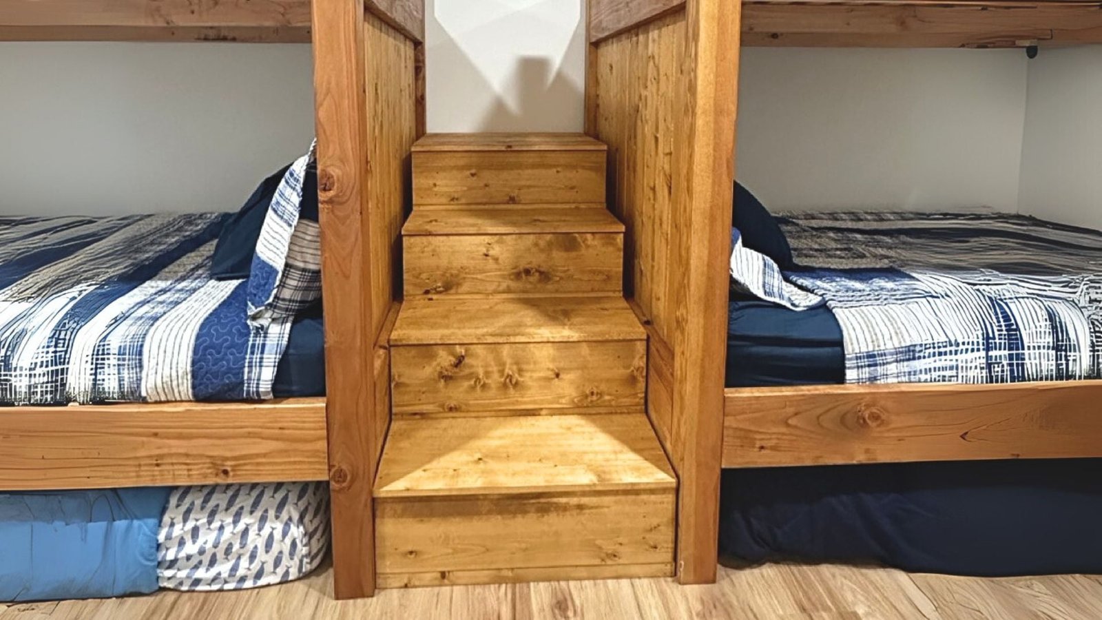 Bunk Bed Steps with Built-In Drawers