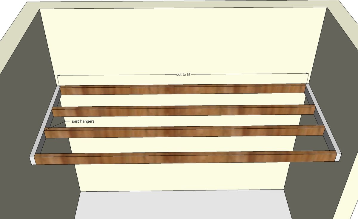 Floating Loft Bed for Small Rooms — step 2