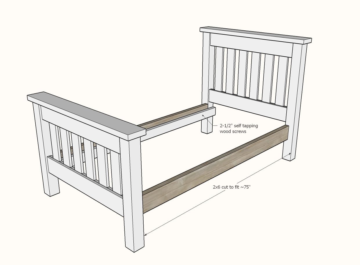 Mission Bed (Twin Size) — step 6