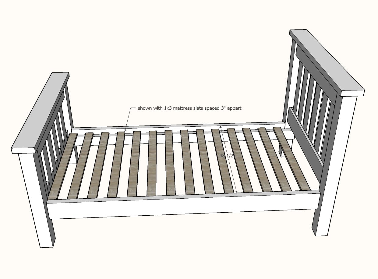 Mission Bed (Twin Size) — step 7