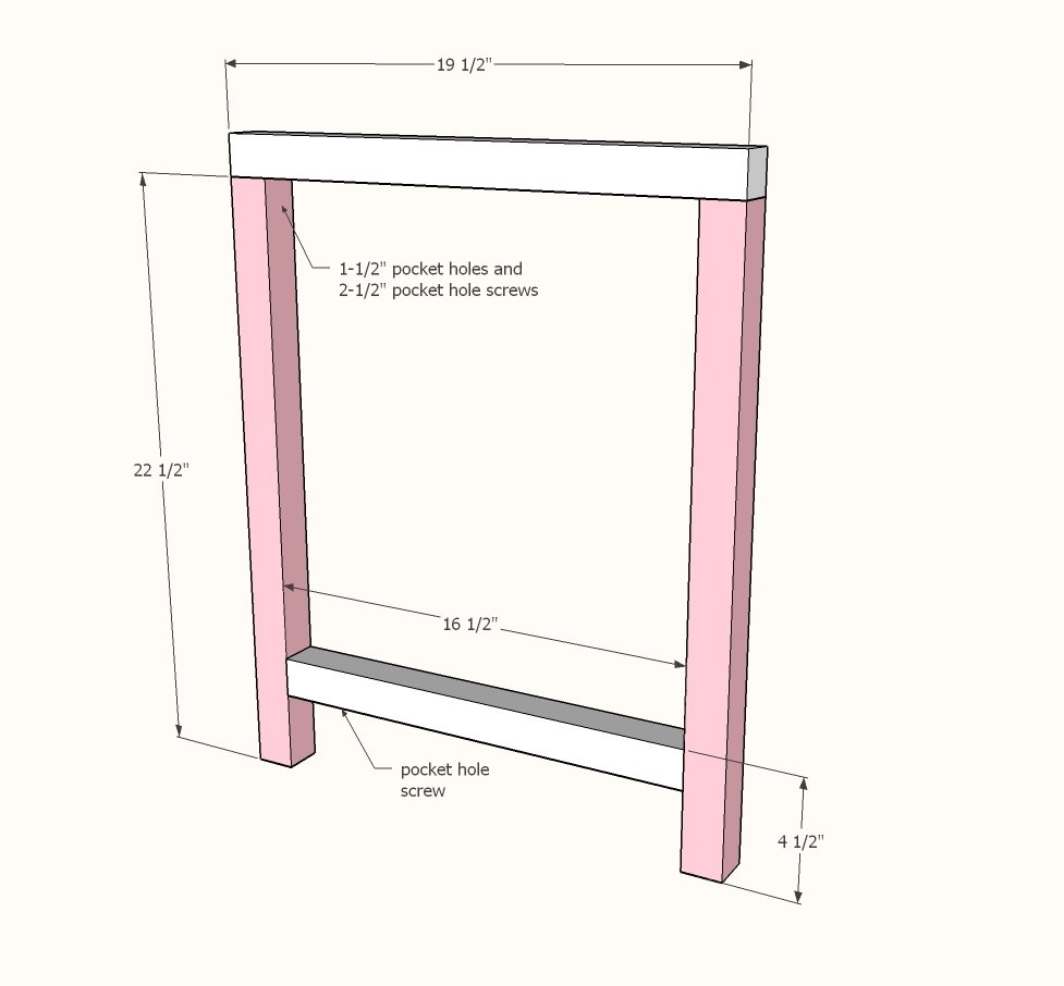 Modern Farmhouse Nightstand — step 1