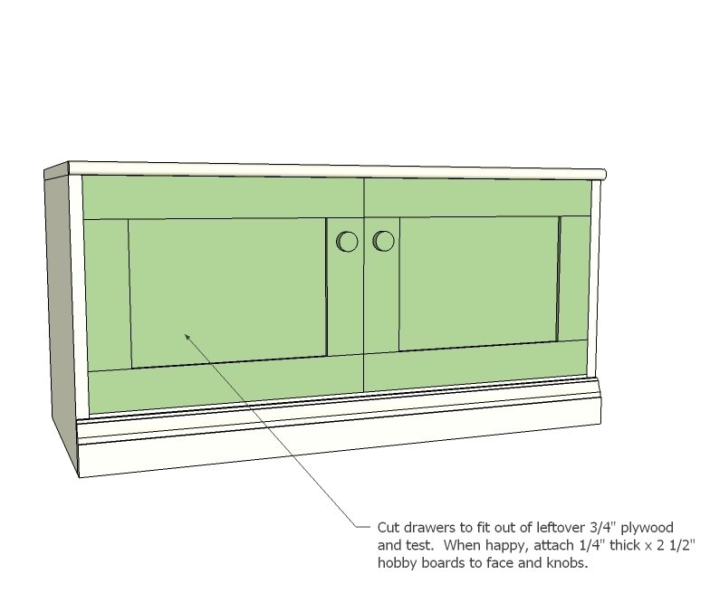 Mudroom System with Towers and Bench — step 9