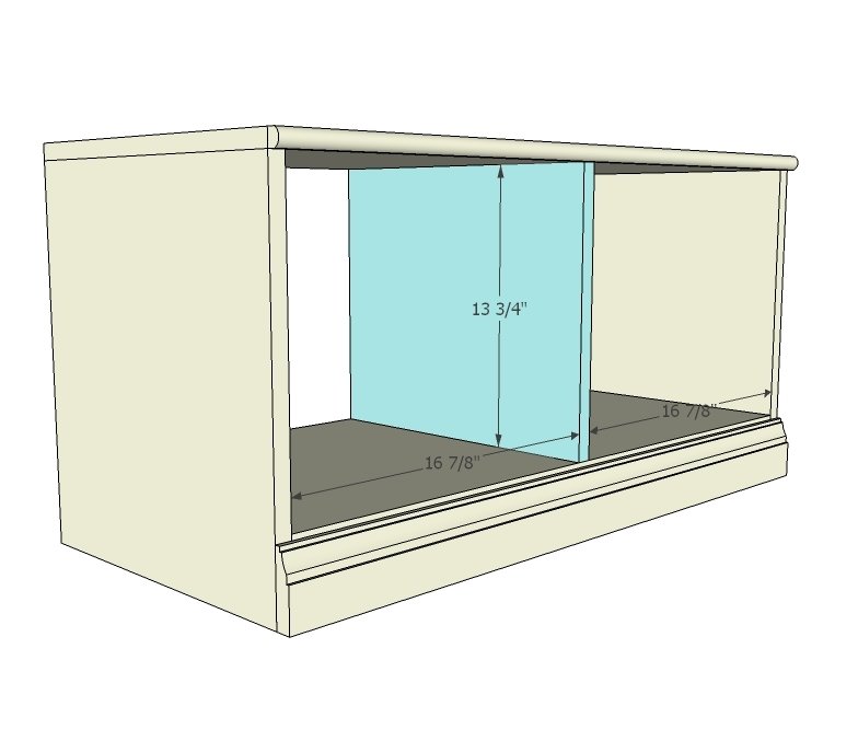 Mudroom System with Towers and Bench — step 10