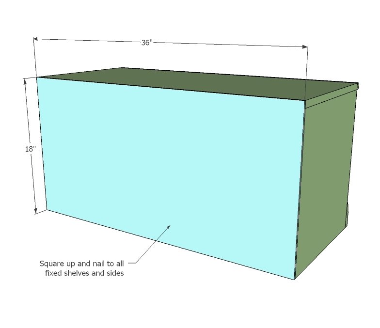 Mudroom System with Towers and Bench — step 7