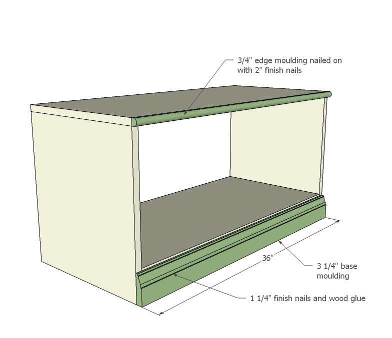 Mudroom System with Towers and Bench — step 8
