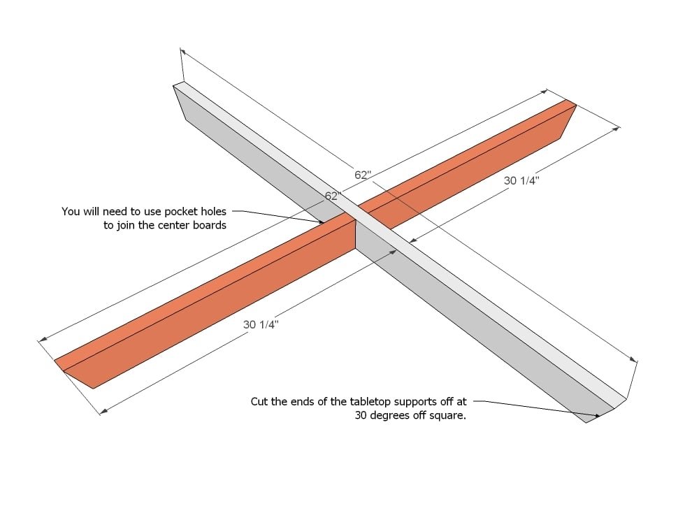 Octagon Picnic Table — step 2