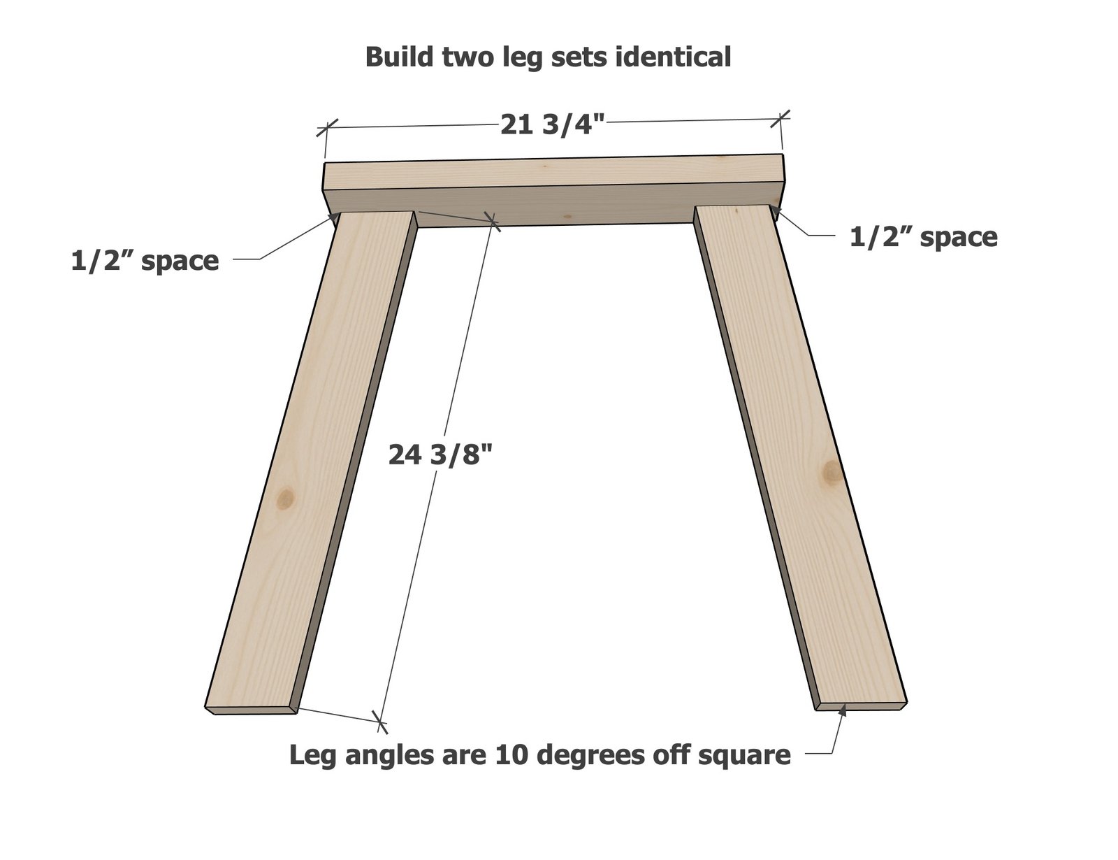 Outdoor Bench — step 1