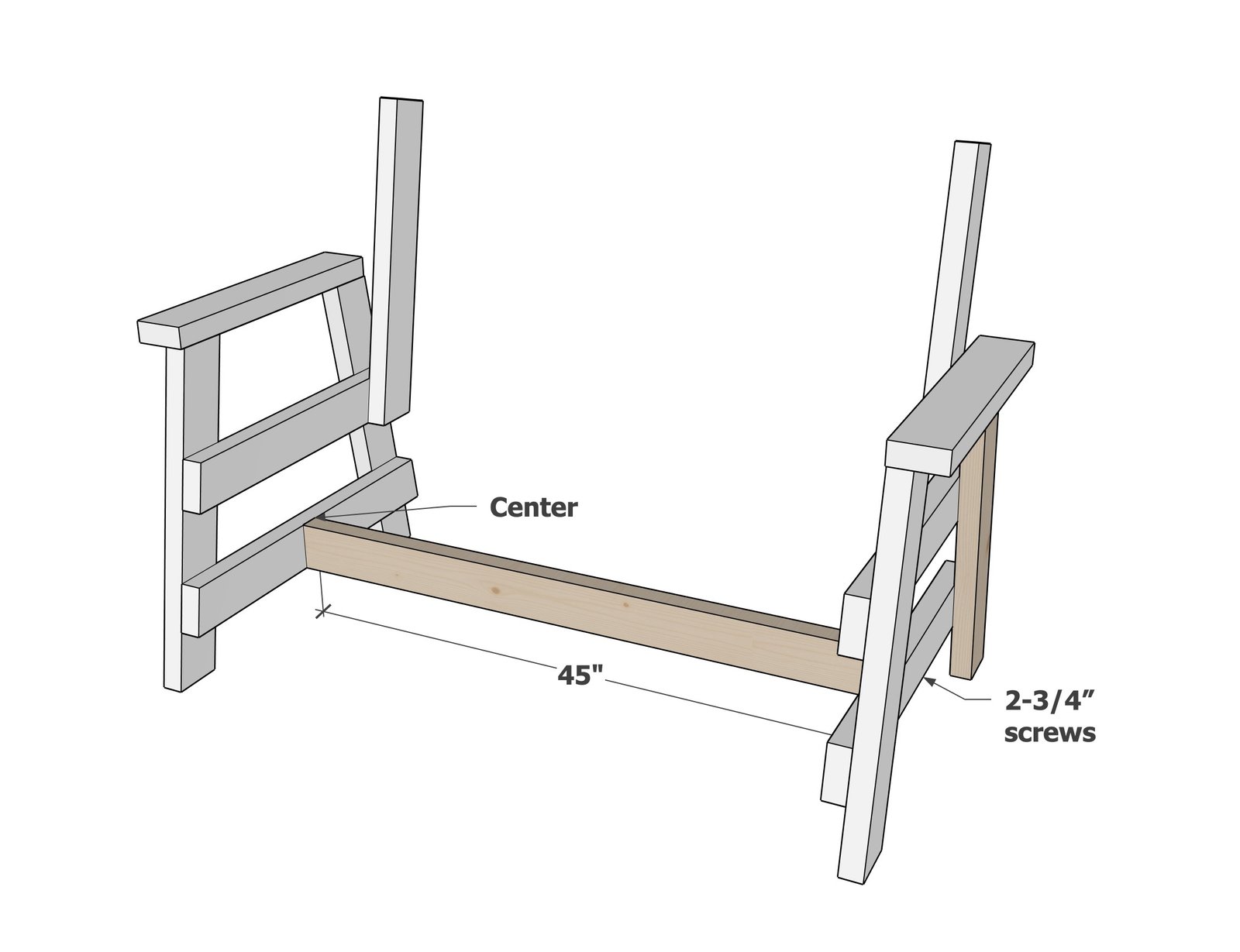 Outdoor Bench — step 4