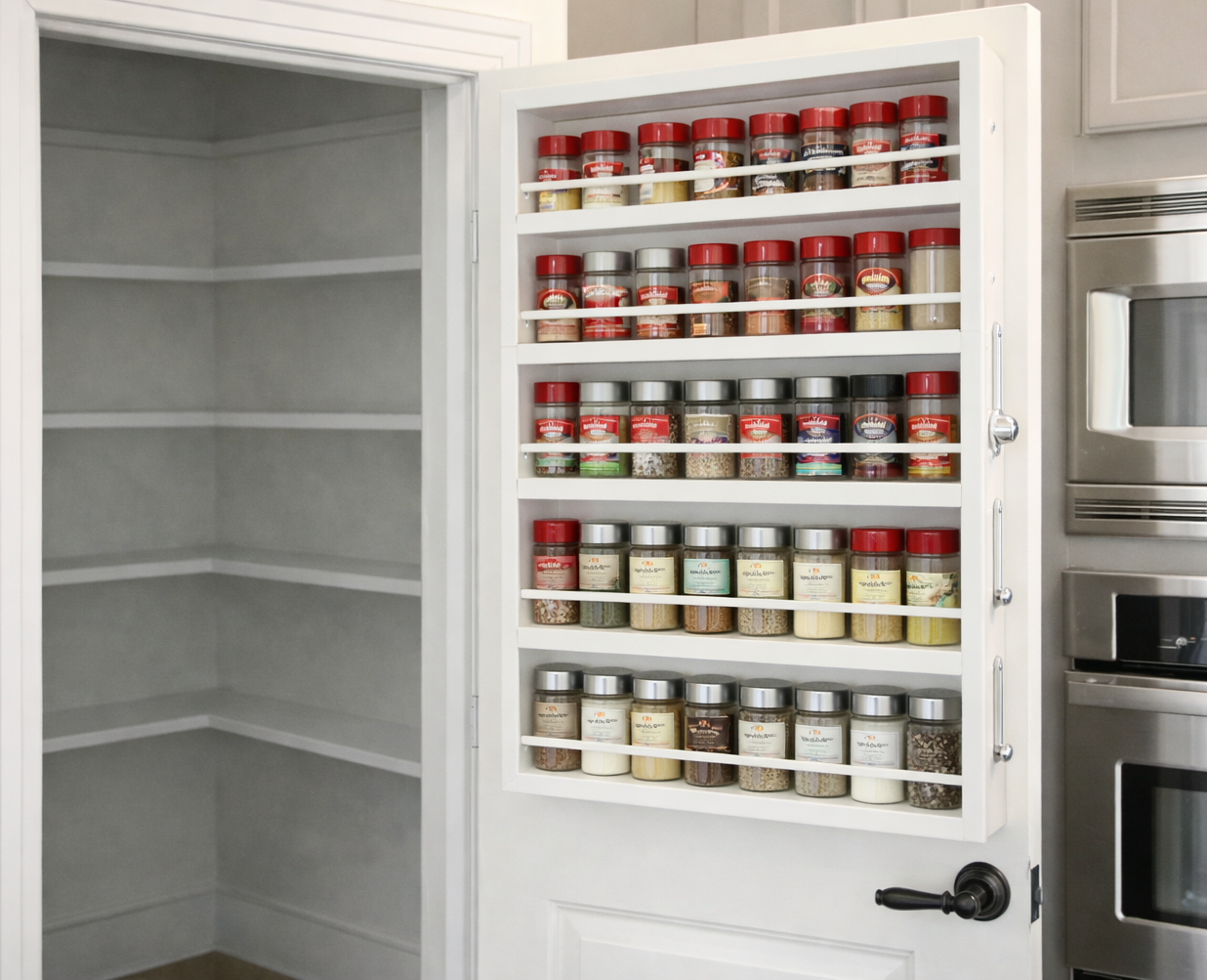Pantry Door Spice Rack