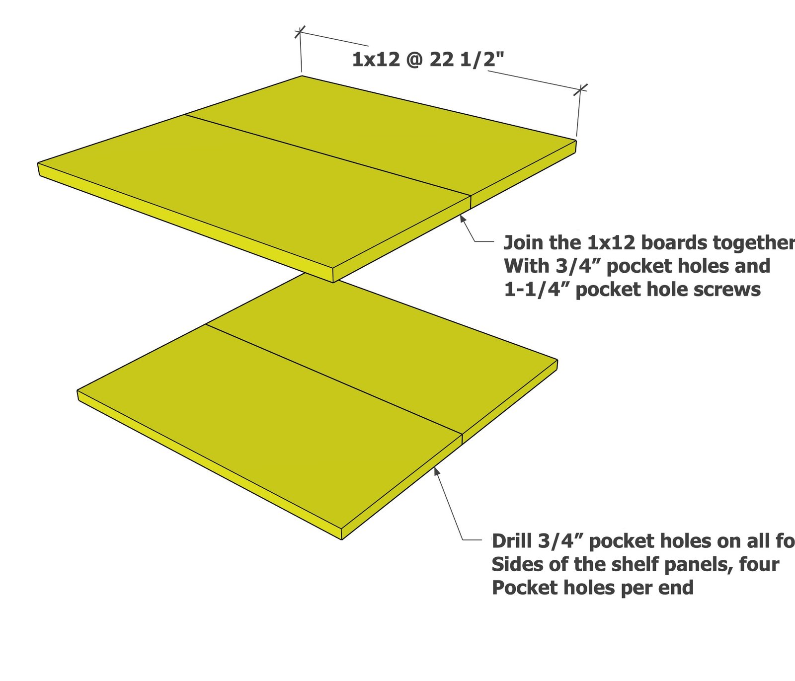 Parsons Small Coffee Table — step 1