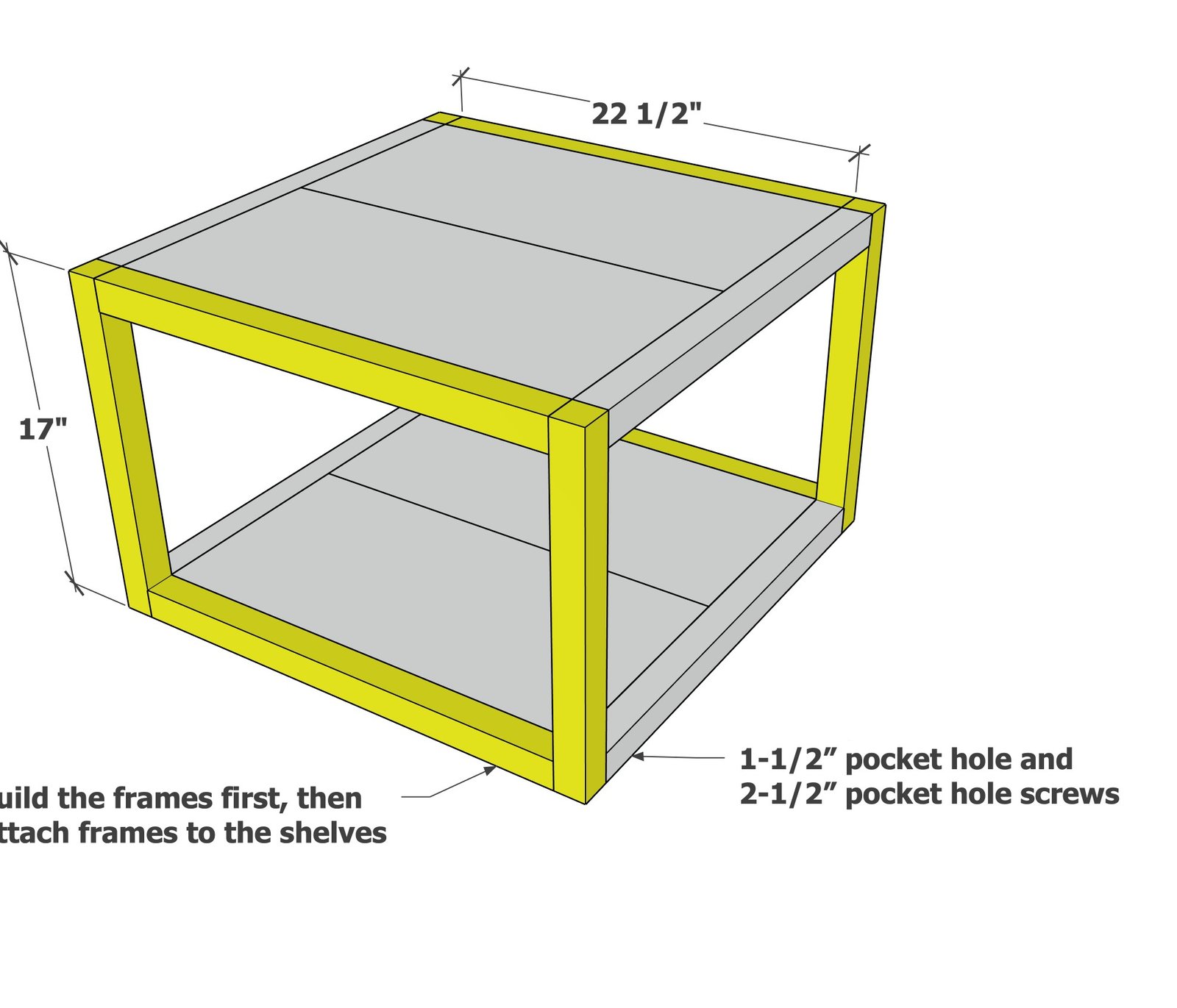 Parsons Small Coffee Table — step 3