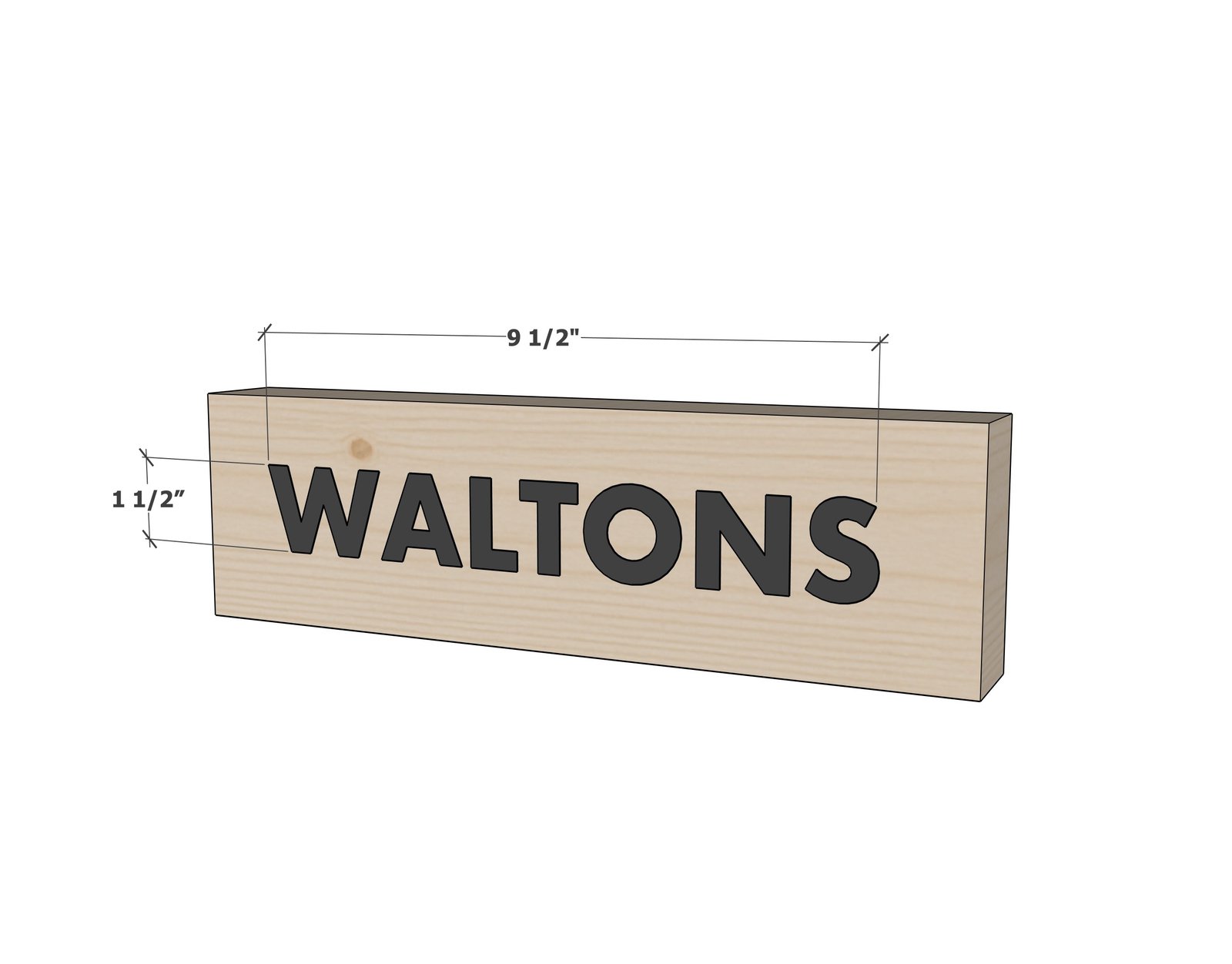 Personalized Block Photo Holder — step 2