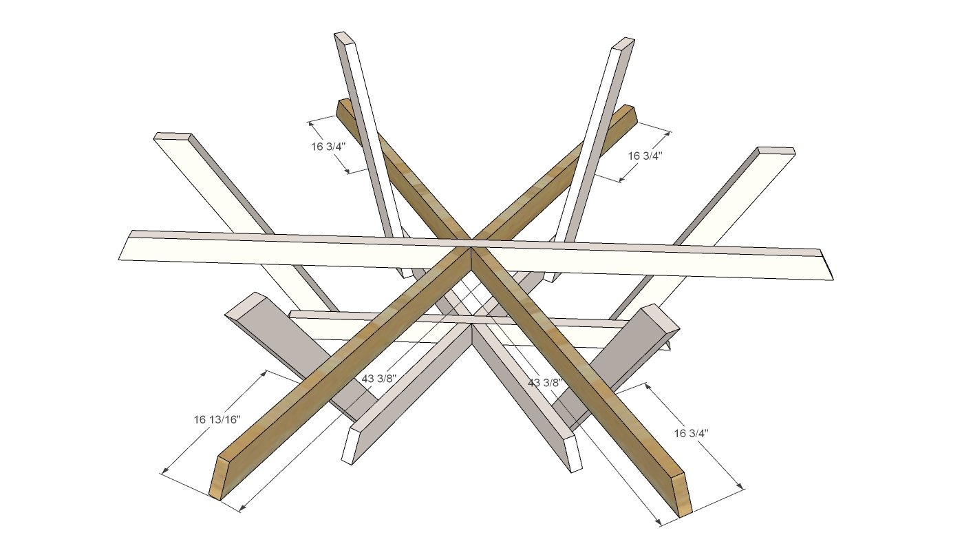Six-Sided Picnic Table (Hexagon) — step 4