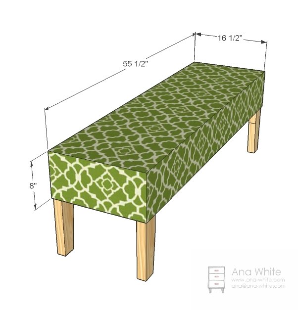 Slipcover Bench — step 5