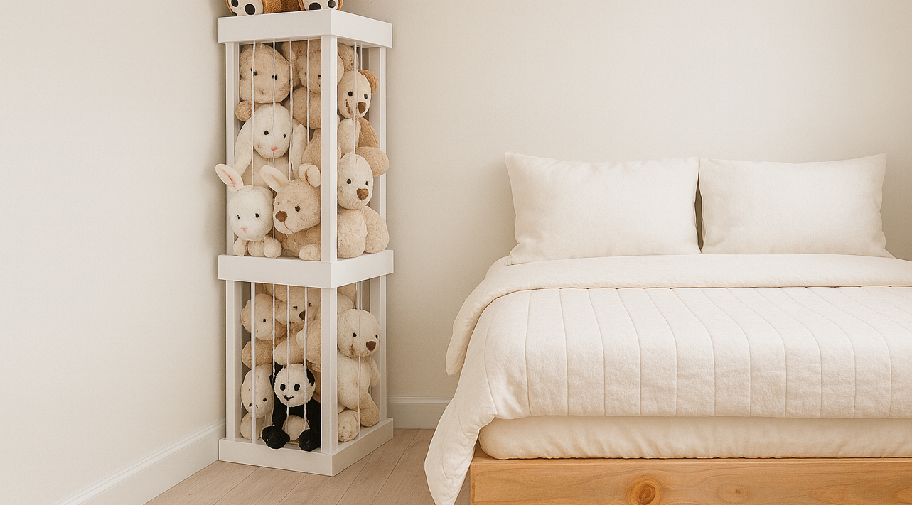 Stuffed Animal Zoo Tower