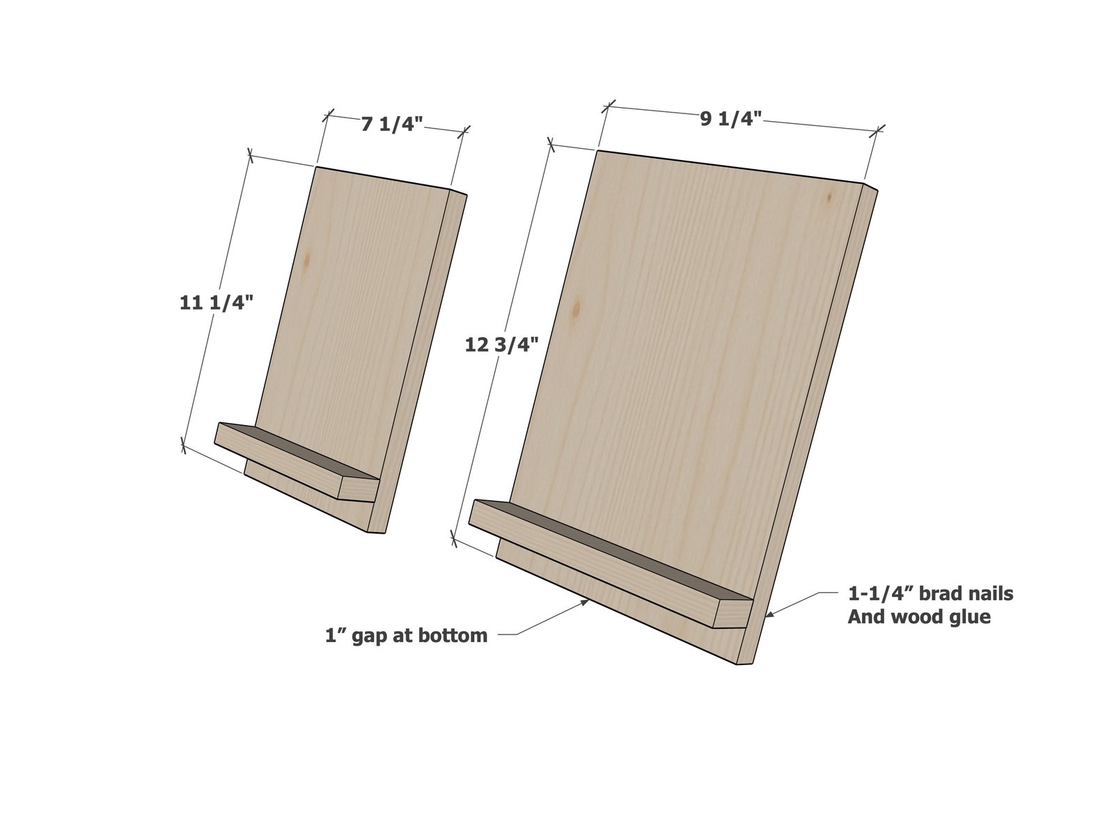 Tablet Stand — step 1