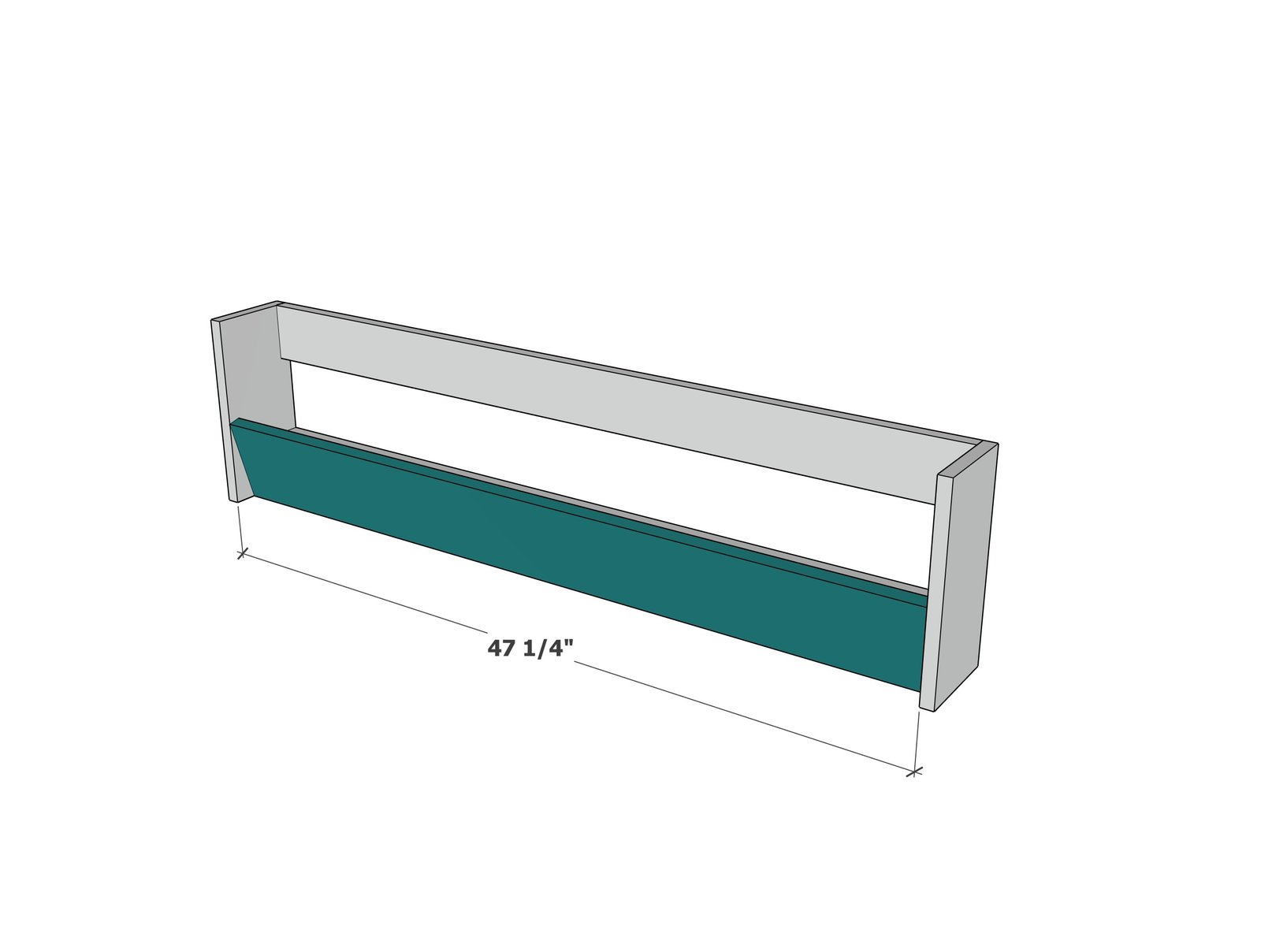 Wall Mounted Shoe Rack — step 2