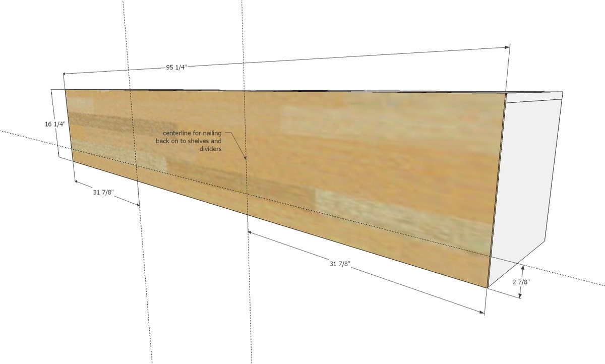 Window Seat / Entryway Storage Bench from One Sheet of Plywood (!) — step 4