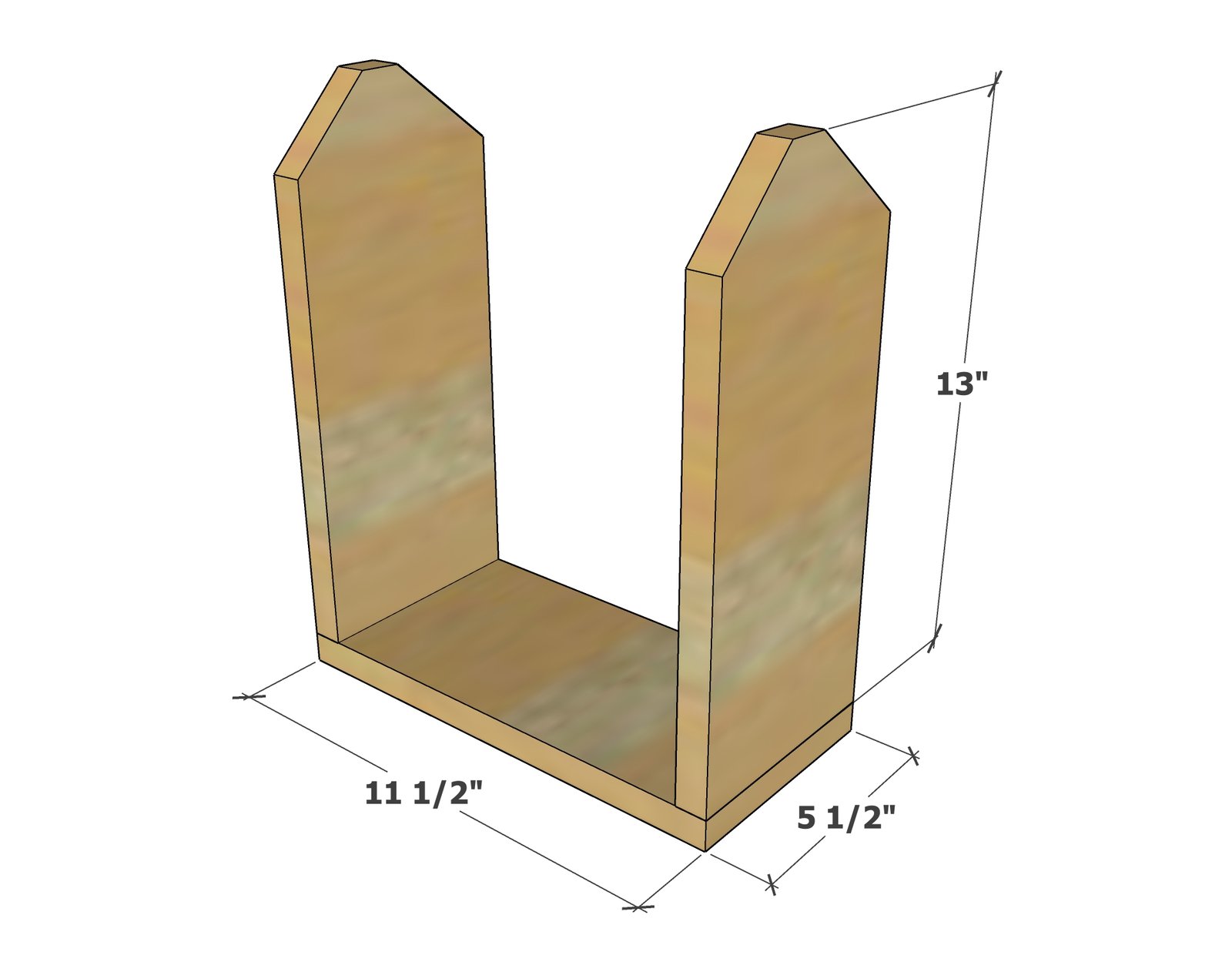 Wood Bottle Caddy for Cider — step 1