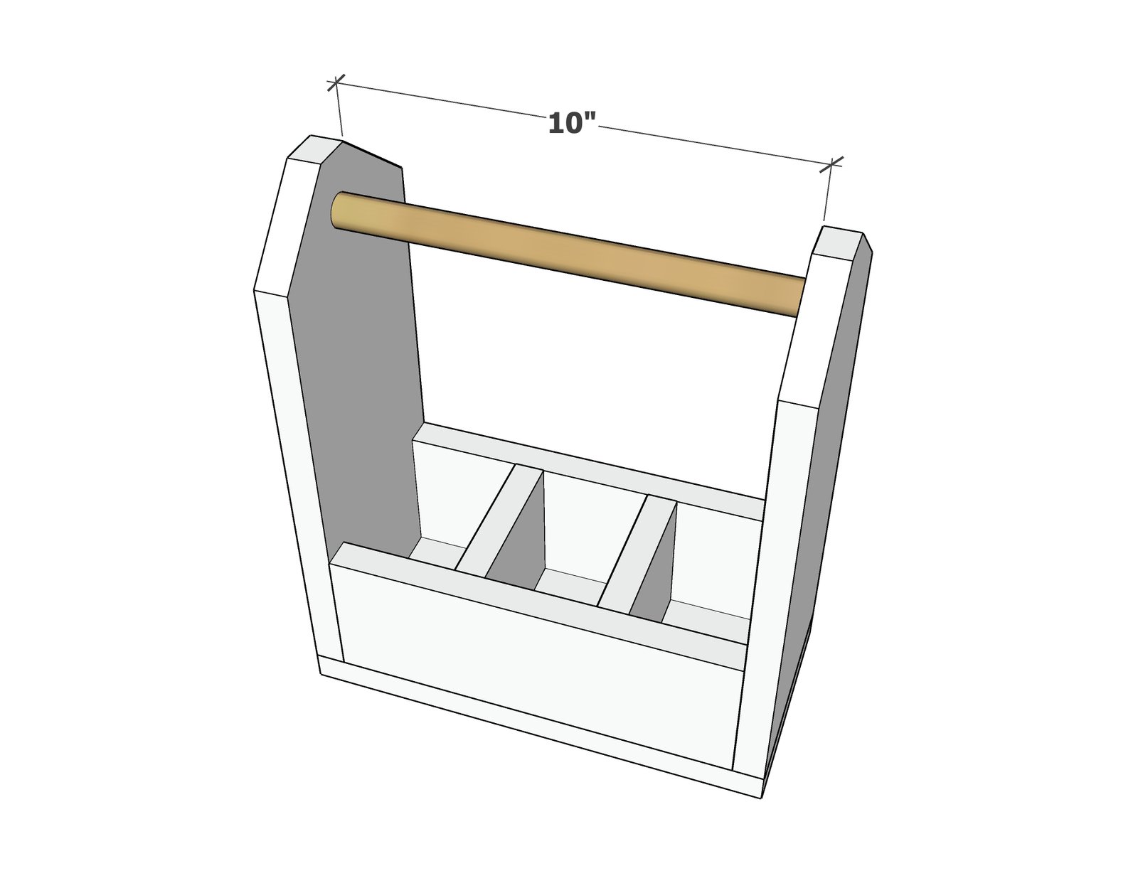 Wood Bottle Caddy for Cider — step 4