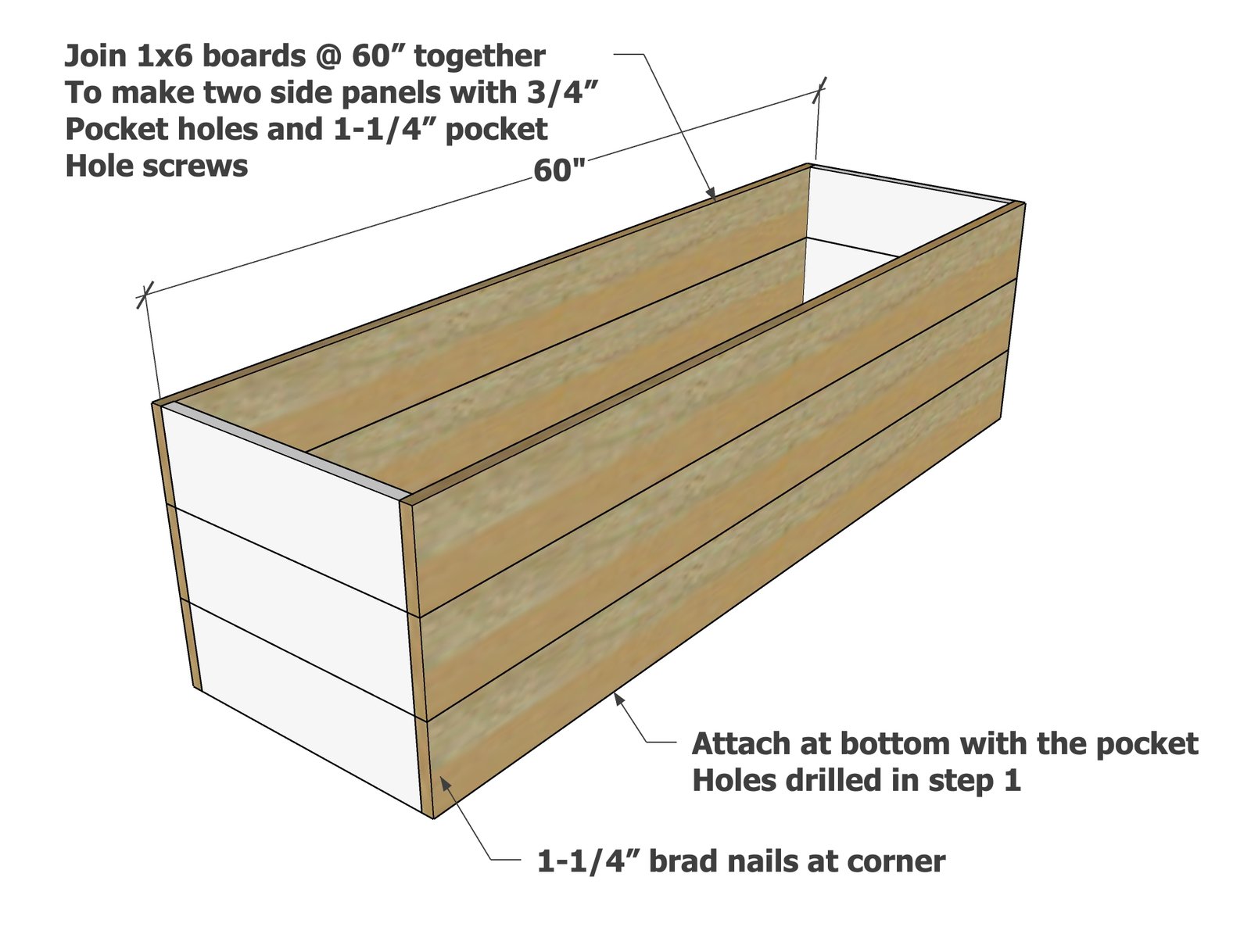 Wood Trunk with Storage — step 3
