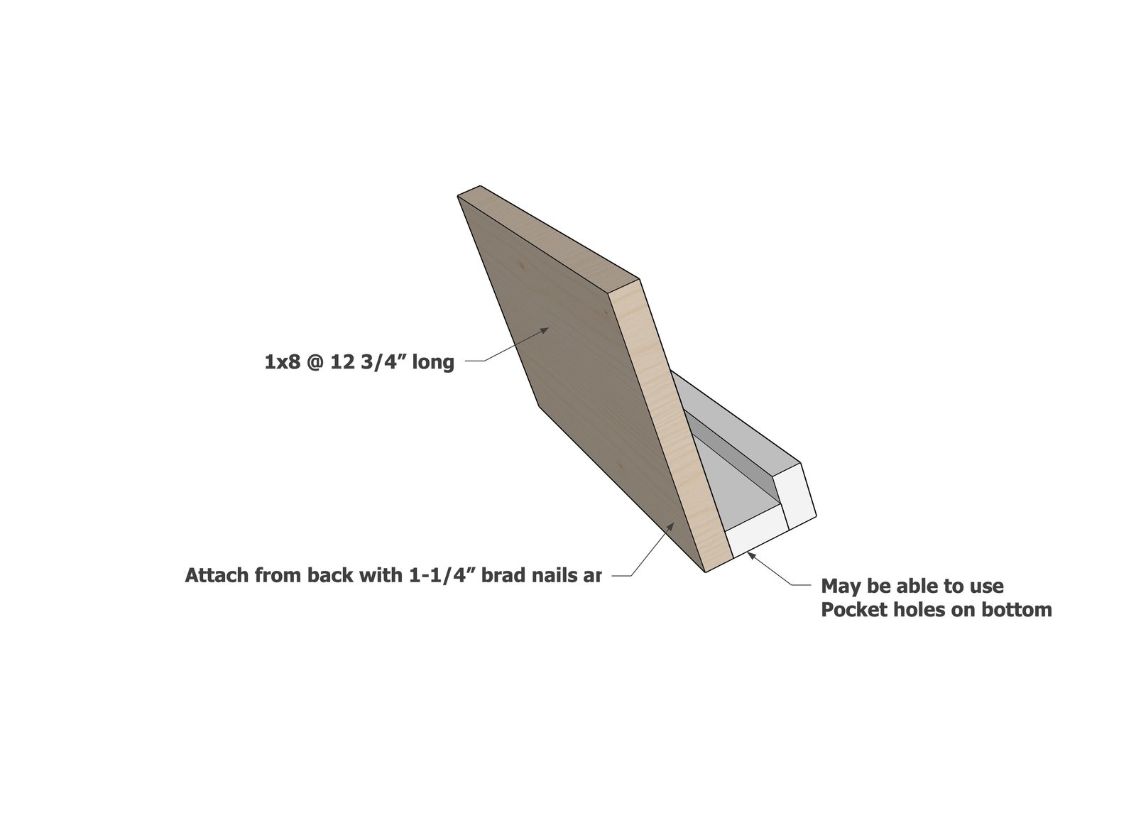 Wooden Tablet or Cookbook Stand — step 2
