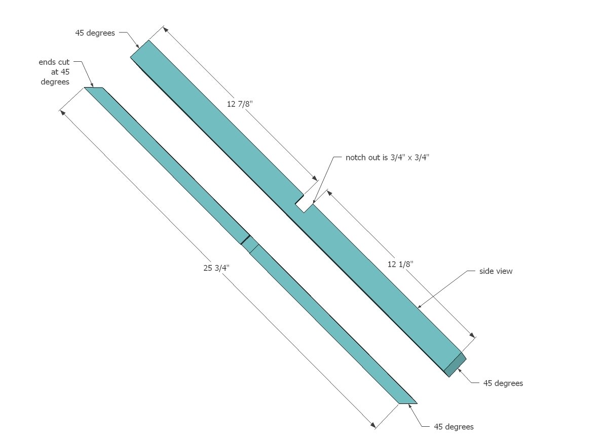 X End Table — step 4