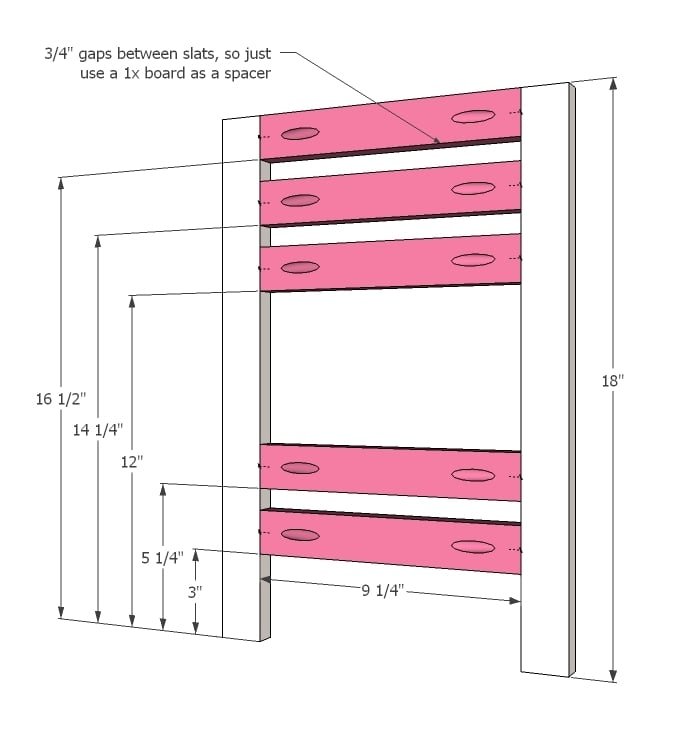 Doll Bunk Beds for American Girl Doll and 18" Doll — step 1