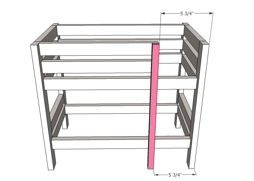 Doll Bunk Beds for American Girl Doll and 18" Doll — step 4